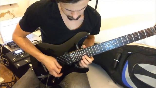 Guitar solo, Ibanez s7420, pod hd 500 (Cezary Piekarczyk) смотреть онлайн