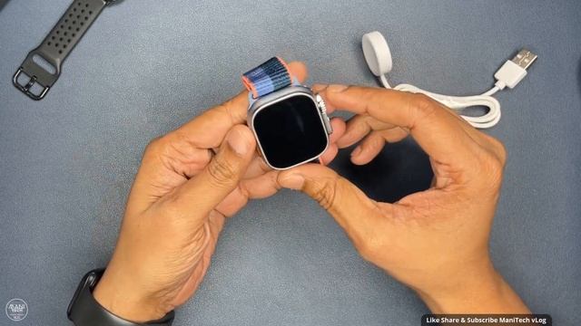 Pebble Cosmos Engage Unboxing & Pebble Cosmos Engage Detailed Review Apple Watch Ultra CLONE India смотреть онлайн