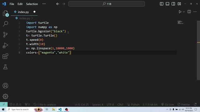 Python Graphics with Animation.| Amin Coding. #python #pythonprojects .