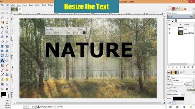 How to Create Cool Transparent Text Effect using GIMP | Photoshop Alternative | #30 смотреть онлайн