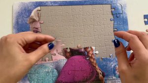 Frozen Elsa and Anna puzzle . Холодное сердце. Эльза и Анна . Собираем пазл
