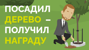 Посадил дерево – получил награду | Покажите своим детям