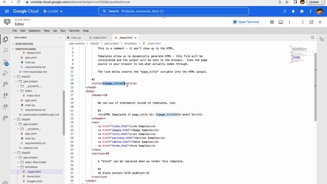 CS1520 Lecture 13a: Demo of Using Flask Templates