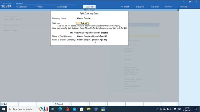 Audit Trail , Edit Log , Change Finance Year , Change the FY Period , Power of Connectivity смотреть онлайн