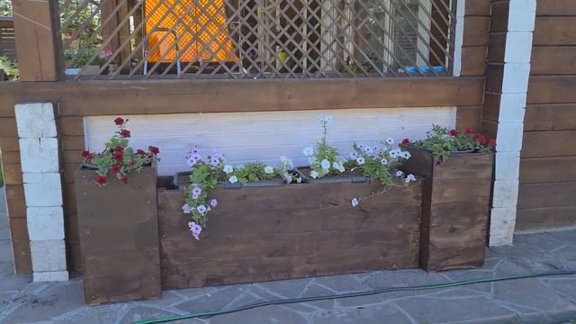 Деревянная клумба для цветов своими руками. Декоративное оформление дачного участка ☀️? смотреть онлайн