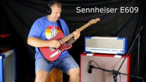 Best guitar mics to me Sennheiser E609 and Audio Technica ATM650