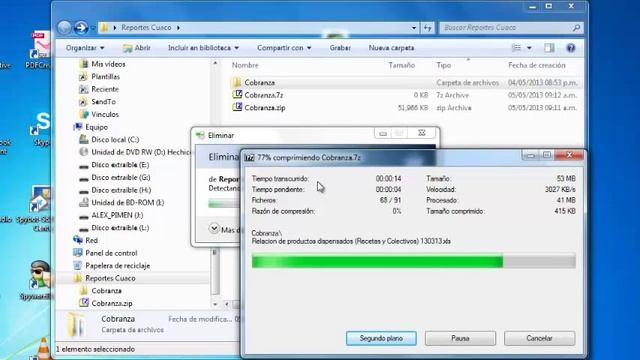 8 Comprimir y Descomprimir archivos con 7-zip смотреть онлайн