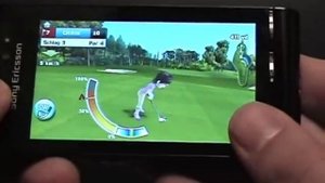 Let's Golf by Gameloft on the Sony Ericsson Satio