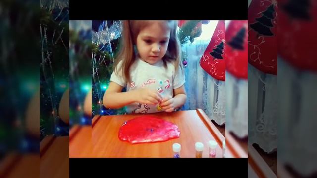 Как сделать слайм с блестками смотреть онлайн