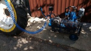 ПОКРАСКА  ТРАКТОРА Т-25 - КРАСИМ ДИСКИ/PAINTING TRACTOR T 25 - COLOR DISCS