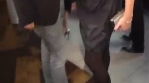 Петр Федоров с Анастасией Ивановой на премии GQ 2009