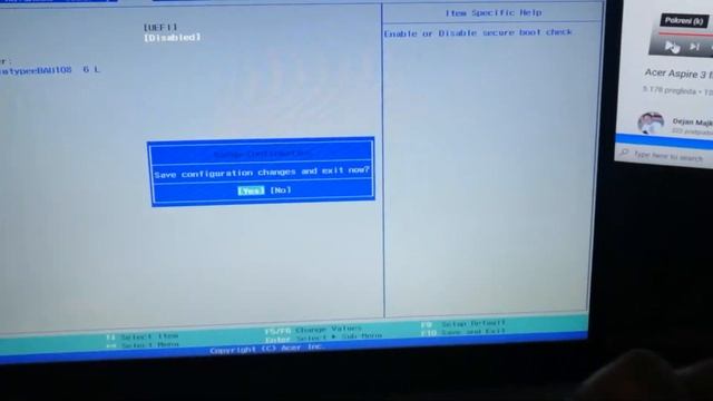 Acer Aspire 3 / How to boot Windows 10 ( UEFI Shell Linux) **Working** смотреть онлайн