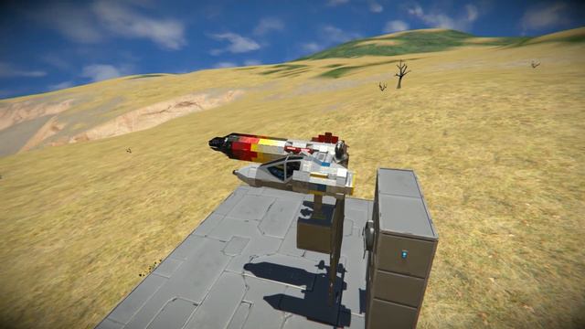 Space Engineers | Connectionless rotor смотреть онлайн