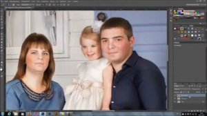 Ретушь студийной фотографии - рисуем снег