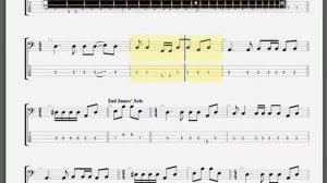 Master of Puppets - Mettalica (bass tab)