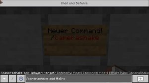 Minecraft PS4   500 Abos und Command Camera Shake - kurz erklärt!