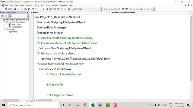 Rename Files in Bulk | VBA Projects in Hindi смотреть онлайн
