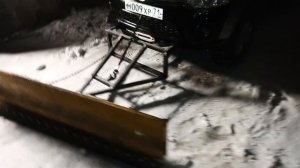 Отвал для чистки снега на Mitsubishi L200