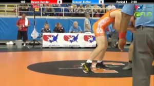 Junior 182 - Steven Bender (Ohio) vs. Samuel Button (New Jersey)