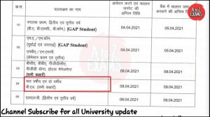 ggtu online exam form date update 2021 | complete info | ggtu all classes exam form fill last date