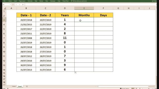 How to use DATEIF Function in Excel? смотреть онлайн