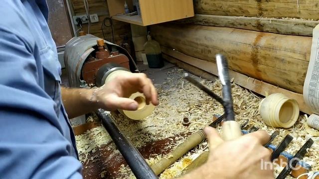Классные сахарницы в исполнении двух токарей,с разной школой.Городецкий токарь. Часть 2