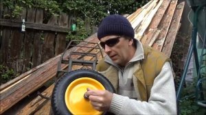 Садовая тележка   возрождение Подбор установка колес на самодельную тележку