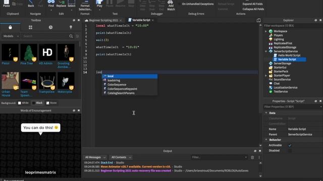 How To SCRIPT ON ROBLOX in 2021 | How To Script On Roblox Studio For Beginners | Part 2 смотреть онлайн