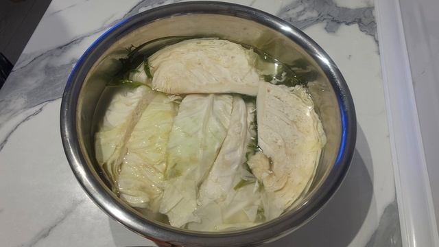 ХРУСТЯЩАЯ СОЛЁНАЯ КАПУСТА/КАРАМ ТУЗЛАШ/ЧИМЧИ