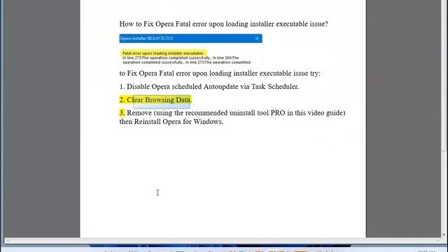 Fix Opera Fatal error upon loading installer executable issue in Windows 11/10 (6/29/2023 Updated)
