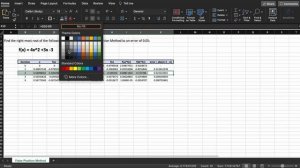 False Position Method In Excel | Numerical Methods