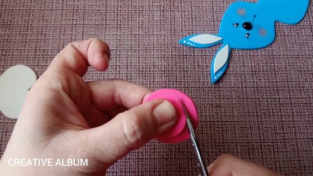 Rabbits from foamiran. Do-it-yourself bonbonnieres. Crafts from foamiran. смотреть онлайн