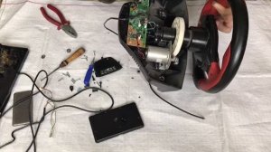 Logitech WingMan formula force GP разбираем на драгметаллы