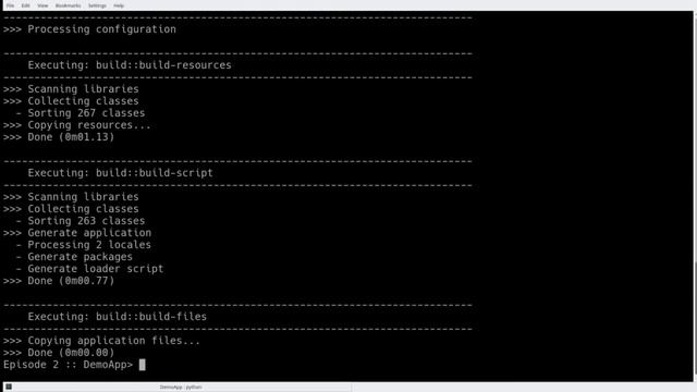 Episode 2: First QooxDoo application смотреть онлайн