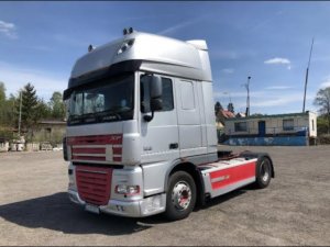 DAF 105  замена переднего сальника коленвала