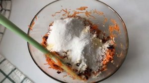 ВЕГАНСКОЕ морковное печенье/ ХРУСТЯЩЕЕ, СОЧНОЕ и ЯРКОЕ
