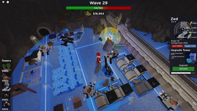 How far can you go with Zed (+Farm, +Support) | Roblox Tower Battles смотреть онлайн