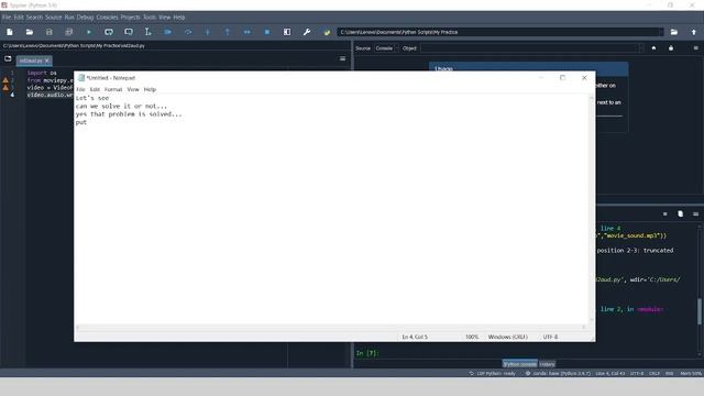 SyntaxError: (unicode error) 'unicodeescape' codec can't decode bytes in position 2-3 (Sovled) смотреть онлайн