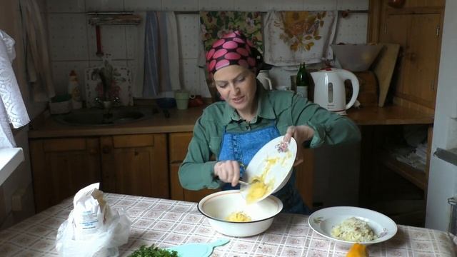 Котлеты из кабачков, картофеля и зелени