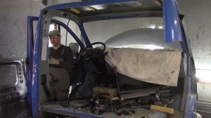 Газель, РАСПИЛ  кабины. Вытяжка, часть 1