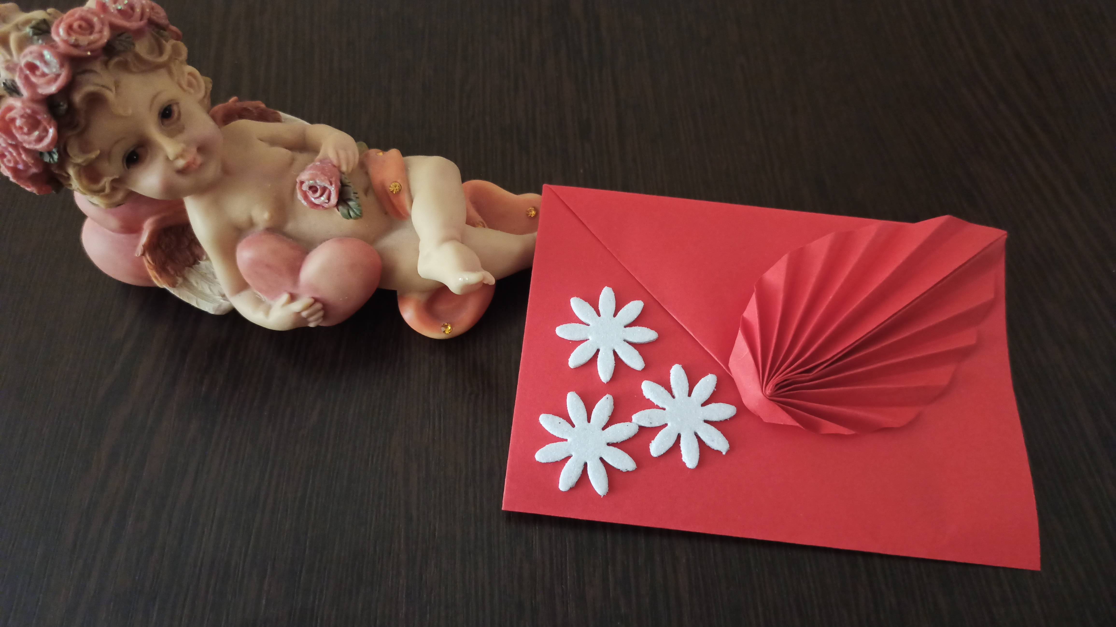 Конвертик из бумаги. #оригами #поделкиизбумаги