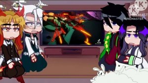 •|Hashiras React to Tanjiro Kamado - Demon Slayer|•gacha club ??/??