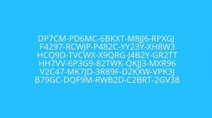 Ключи активации WINDOWS XP SP3!!!