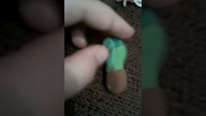 Обзор на мини реборна из пластилина