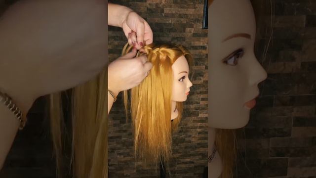 🌸ПЛЕТЕНИЕ ВОДОПАД🌸 #hairstyle #hair #плетение #прически🎀 Если понравилось видео, поставь 👍