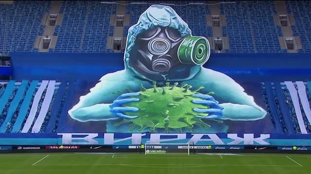 Перформанс болельщиков Зенита !!!.mp4 смотреть онлайн