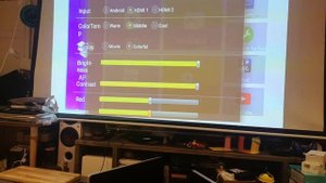 KONKA 4K 3D HD projector RUN ON ANDROID - How it works on settings show