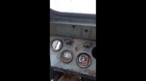 Т40 двигатель от ЮМЗ.Запуск.Чистим первый снег...