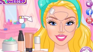 Игра  про Барби и макияж!  ОНЛАЙН-Игра ДЛЯ ДЕВОЧЕК