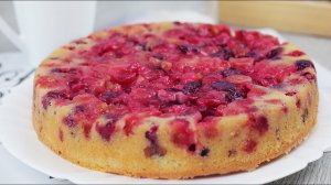 Мой любимый пирог с клюквой. Старый, проверенный годами рецепт